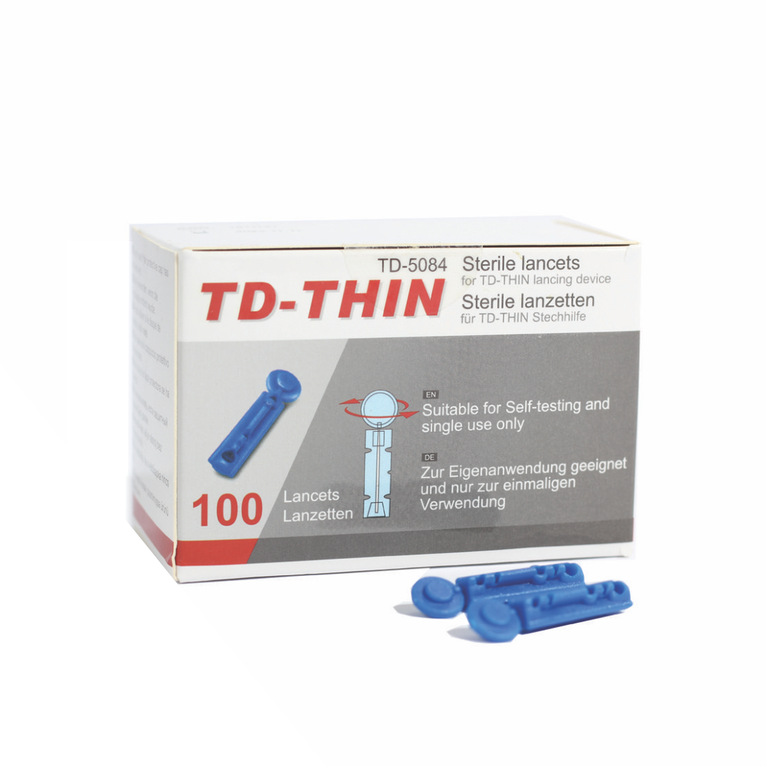 LANCETAS PERSONALES TAIDOC CAJA X 100 UD. -TD THIN 2 LANCETAS PERSONALES TAIDOC CAJA X 100 UD. -TD THIN