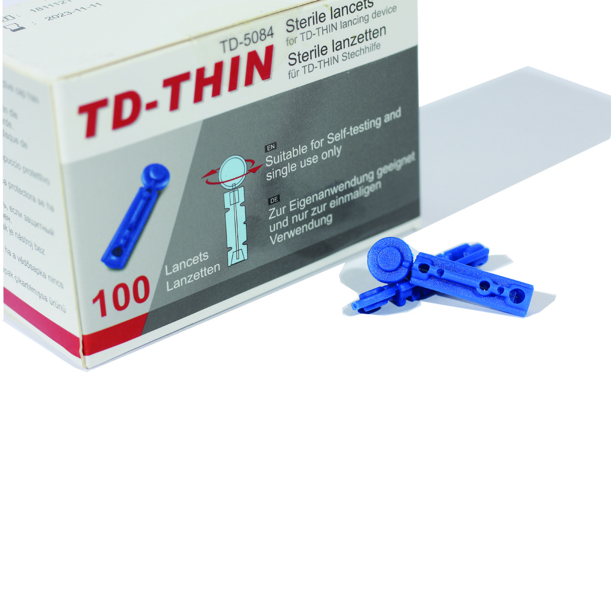 LANCETAS PERSONALES TAIDOC CAJA X 100 UD. -TD THIN 8 LANCETAS PERSONALES TAIDOC CAJA X 100 UD. -TD THIN - Imagen 7
