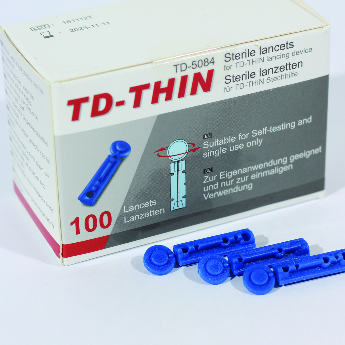 LANCETAS PERSONALES TAIDOC CAJA X 100 UD. -TD THIN 10 LANCETAS PERSONALES TAIDOC CAJA X 100 UD. -TD THIN - Imagen 9