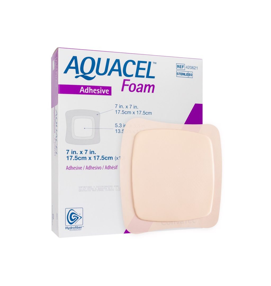 APOSITO DE ESPUMA AQUACEL FOAM AG ADHESIVO SACRAL – CONVATEC