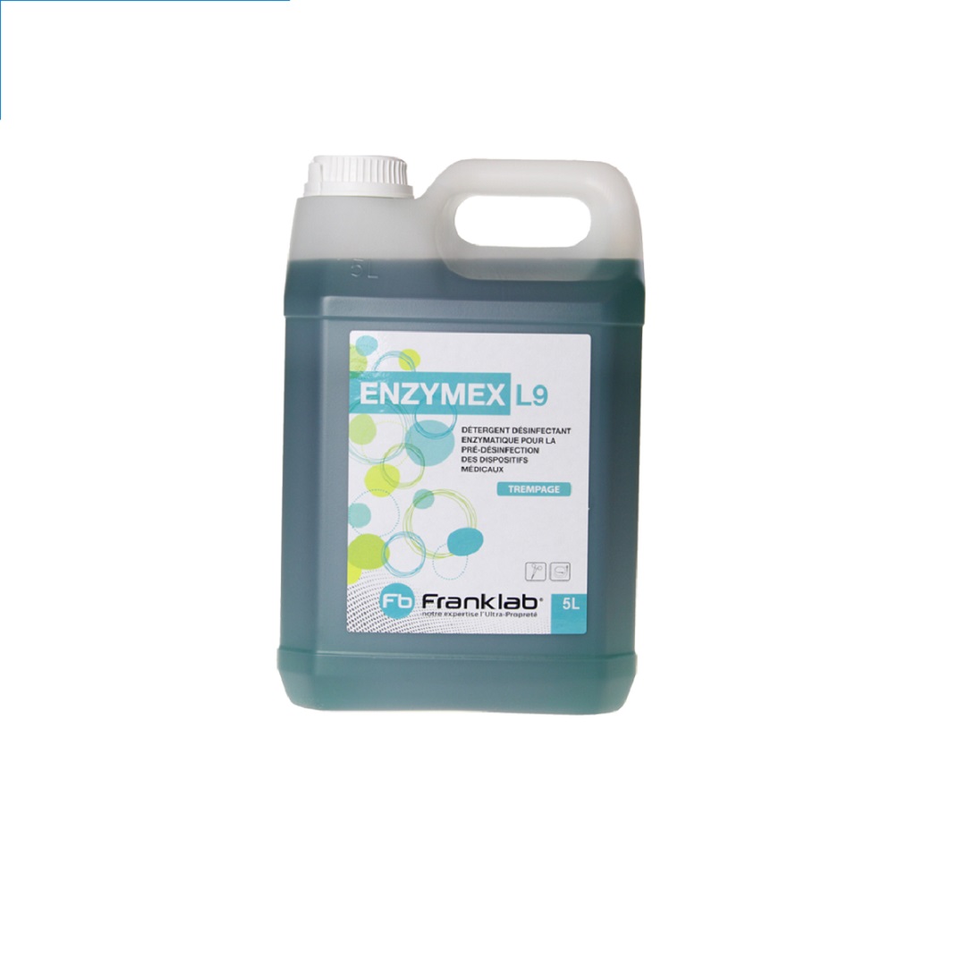 DETERGENTE ENZYMEX L9 LAVADO MANUAL 5LT- FRANKLAB 3 DETERGENTE ENZYMEX L9 LAVADO MANUAL 5LT- FRANKLAB