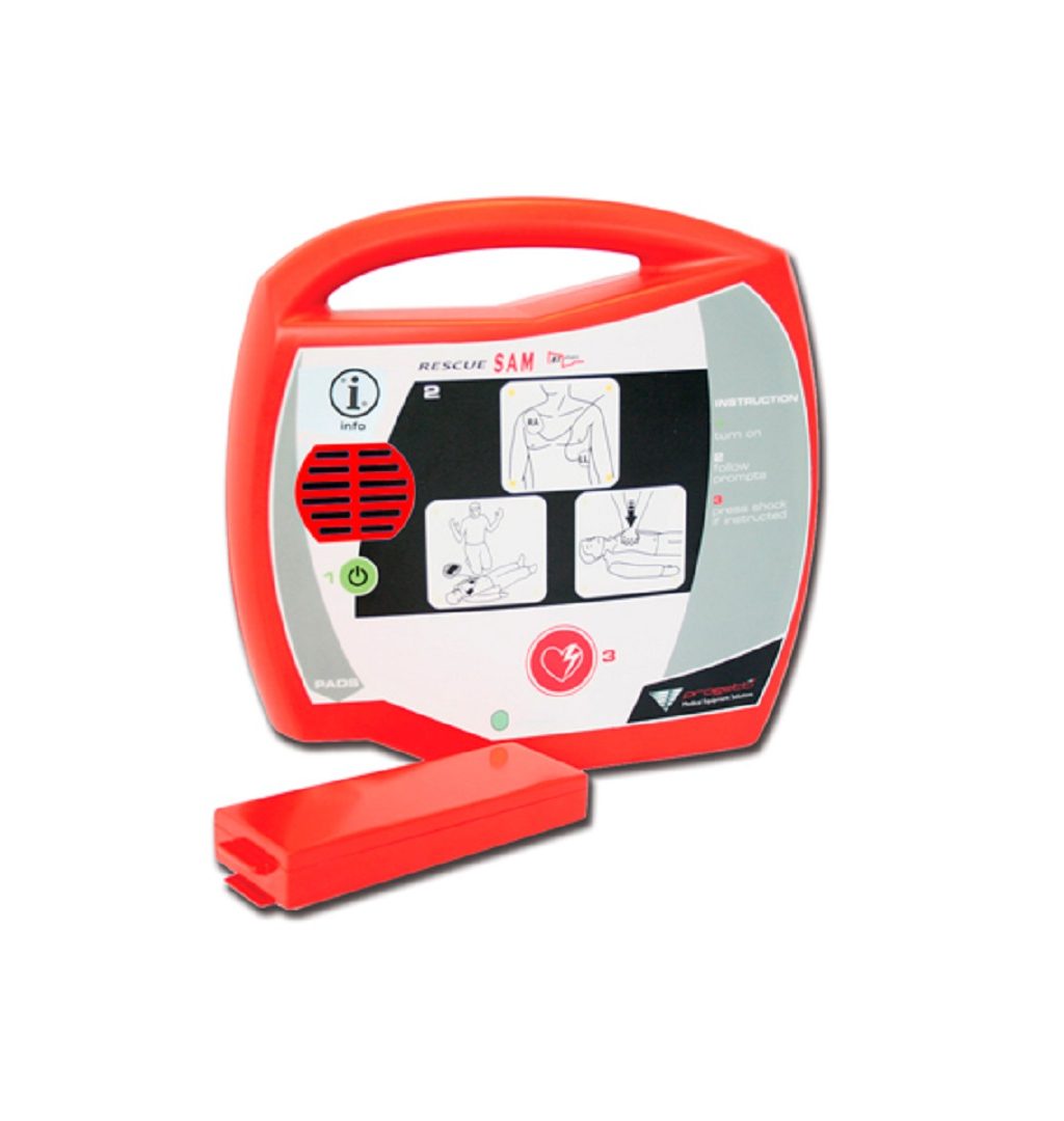 DESFIBRILADOR SEMIAUTOMÁTICO RESCUE SAM -PROGETTI