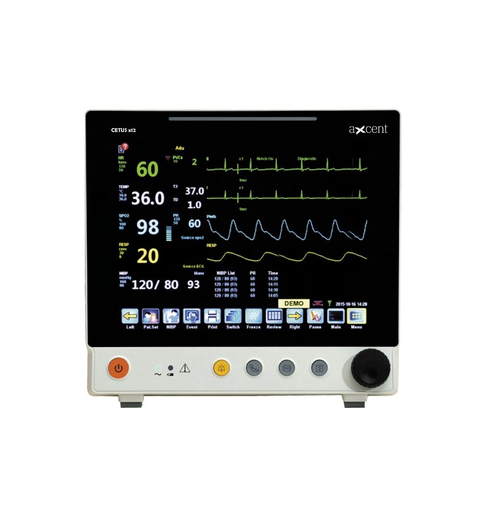 MONITOR MULTIPARAMETRICO DE SIGNOS VITALES CETUS X12-AXCENT