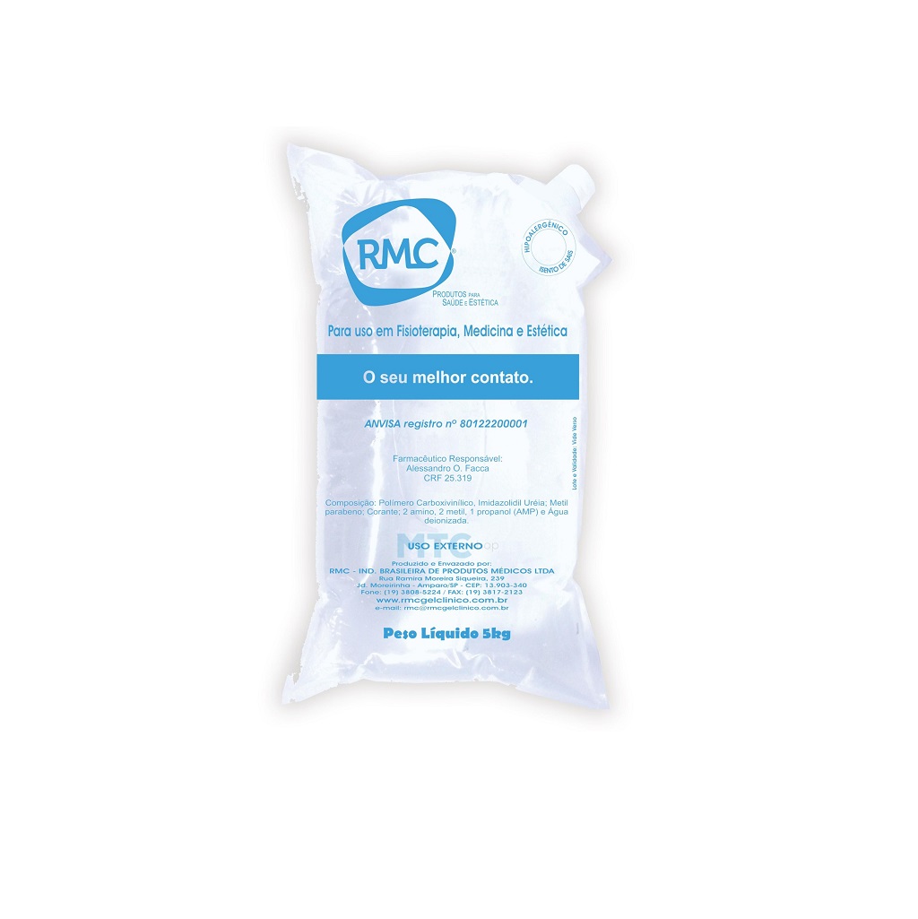 GEL CLÍNICO INCOLORO BOLSA 5 KG + ENVASE 300ML-RMC