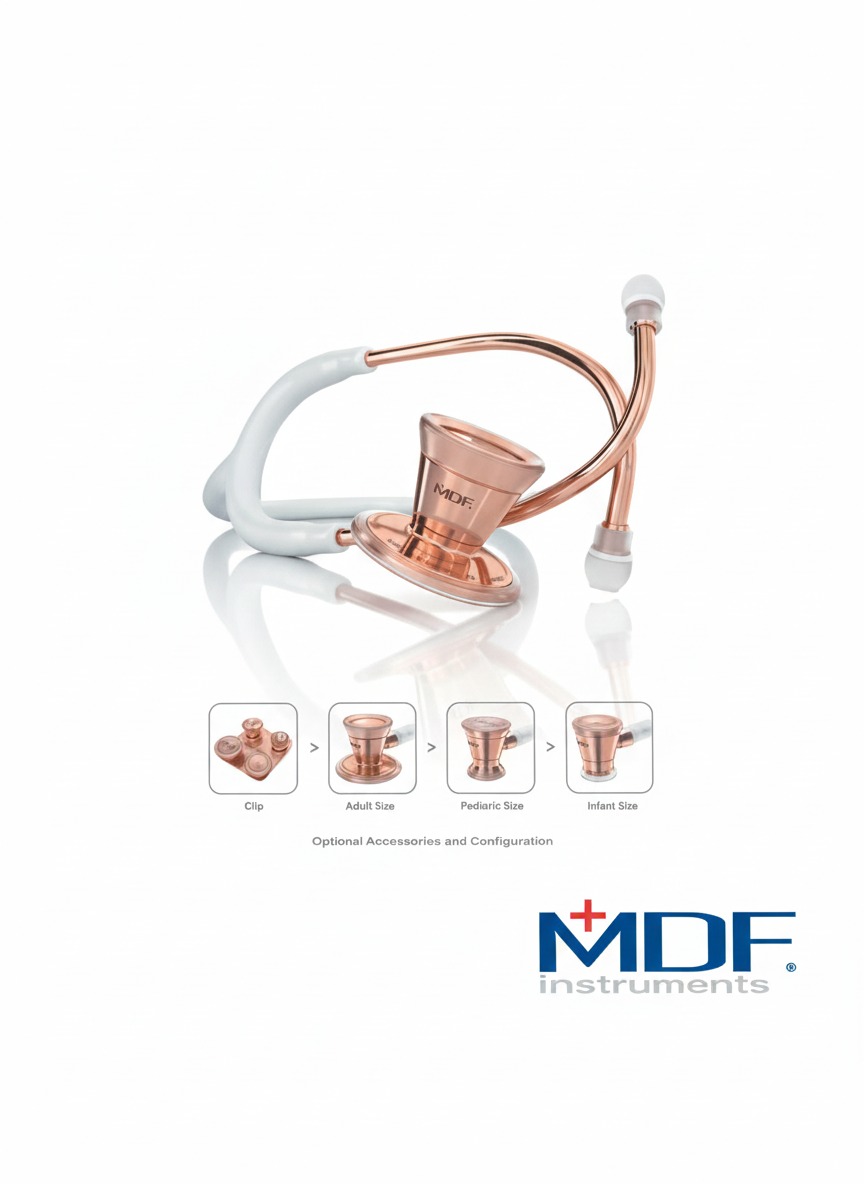 MDF. ESTETOS. PROCARDIAL ADULTO ACERO CAMPANA DUAL NEGRO/DORADO MDF797K11 4 MDF. ESTETOS. PROCARDIAL ADULTO ACERO CAMPANA DUAL NEGRO/DORADO MDF797K11 - Imagen 2